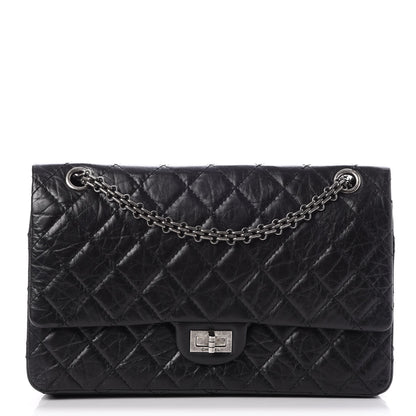 Chanel Aged Calfskin Quilted 2.55 Reissue 226 Flap Black 1 of 8