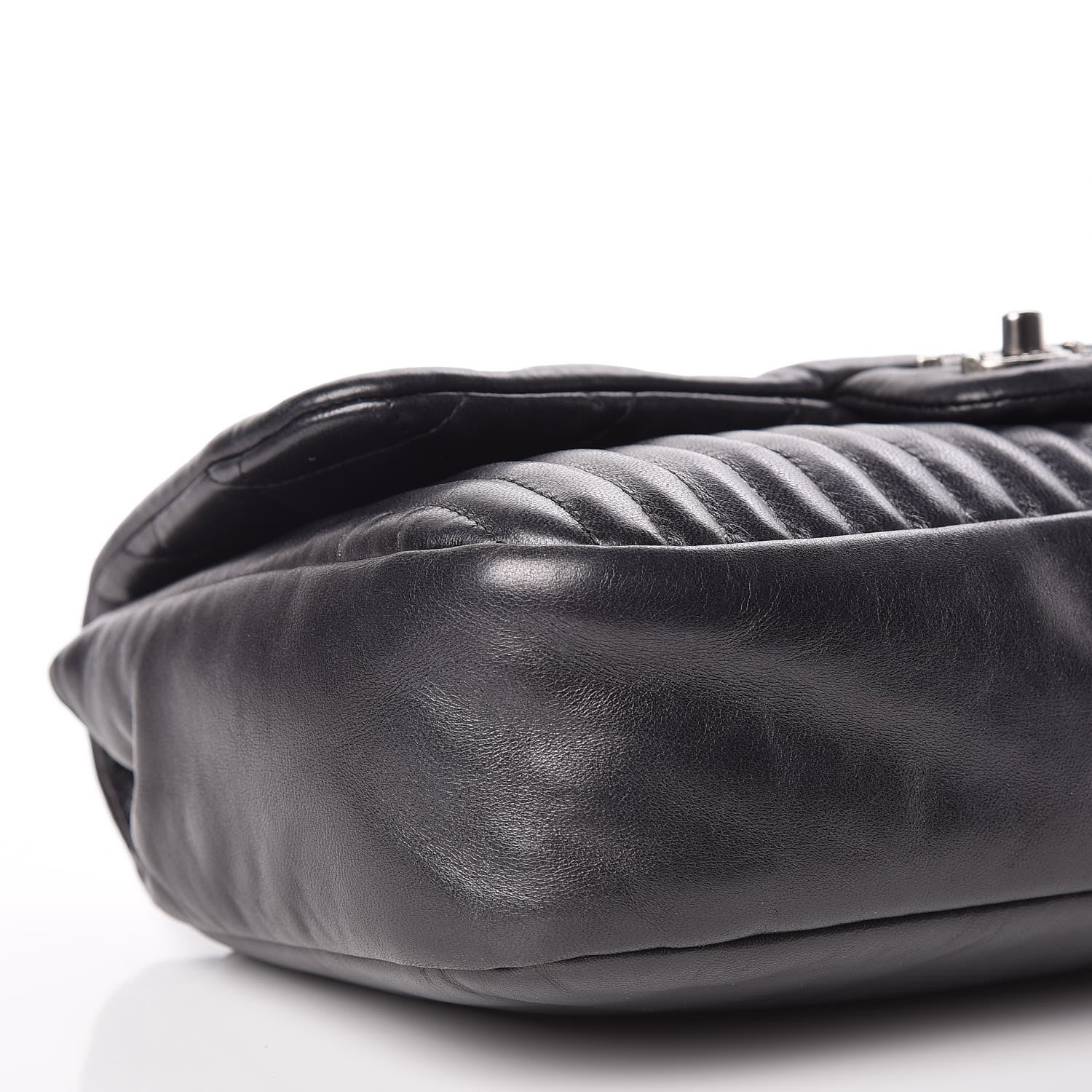 Chanel Lambskin Quilted Jumbo Paris Dallas Single Flap Black 8 of 9