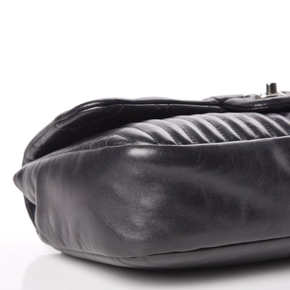 Chanel Lambskin Quilted Jumbo Paris Dallas Single Flap Black 8 of 9