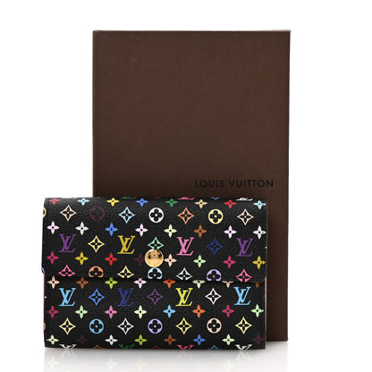 Louis Vuitton Monogram Multicolor Alexandra Wallet Black 9 of 9