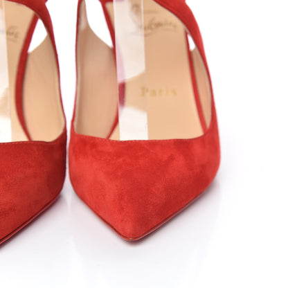 Christian Louboutin Veau Velours Rosas 85 Pumps 38.5 Loubi 9 of 10