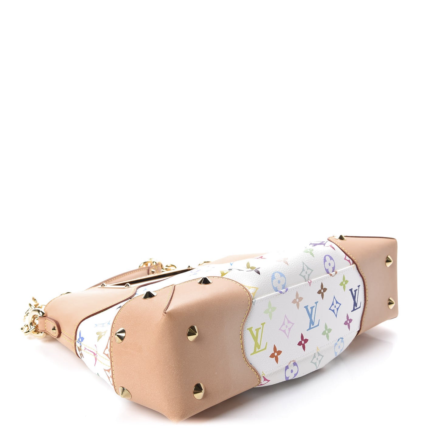 Monogram Multicolor Judy MM White