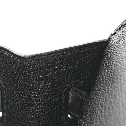 Hermes Madame Calfskin Birkin Sellier 25 Black 7 of 11