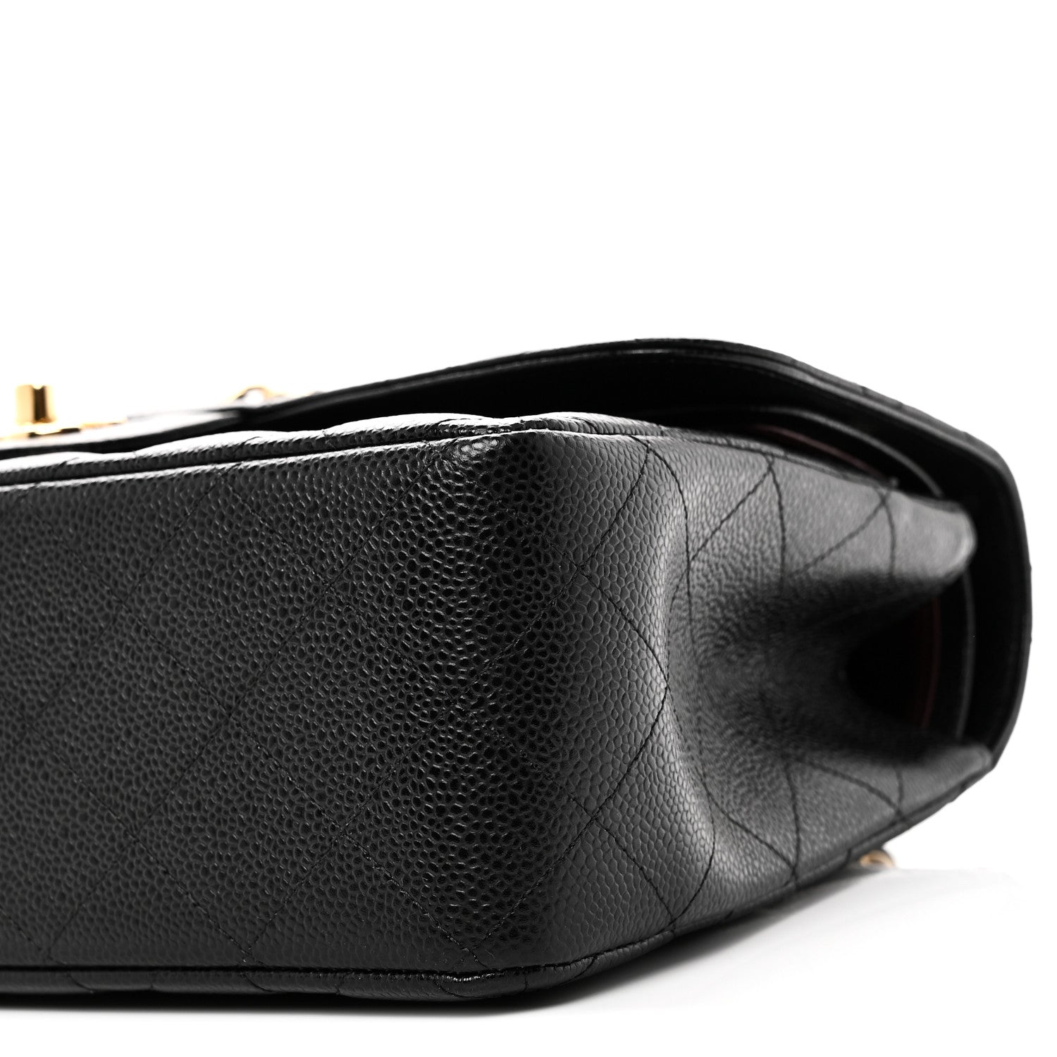 Chanel Caviar Quilted Jumbo Double Flap Black 10 of 11