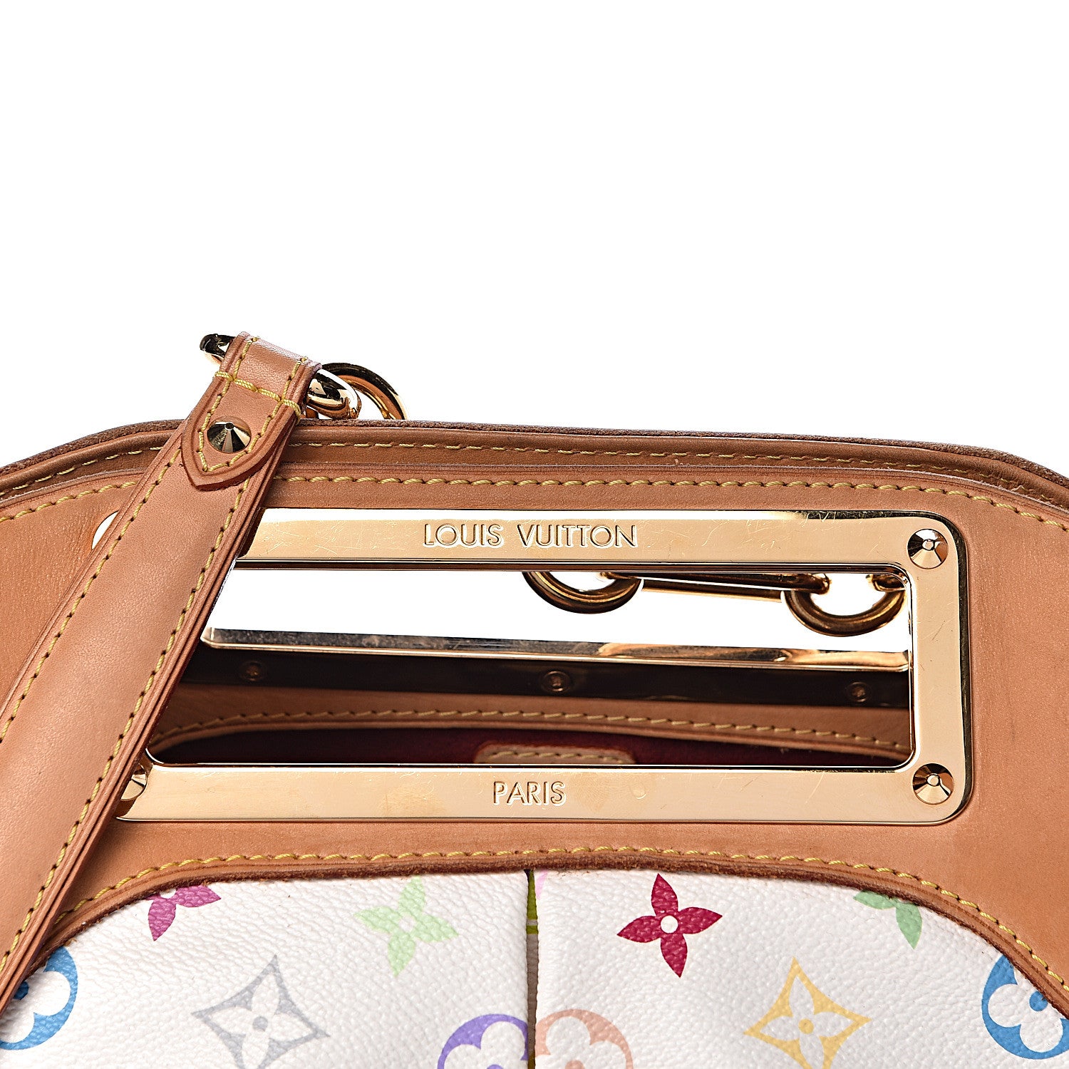 Louis Vuitton Monogram Multicolor Judy MM White 9 of 9
