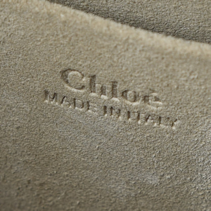 Chloe Calfskin Suede Medium Nile Bracelet Bag Carbon Brown 8 of 9