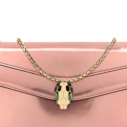 Bulgari Metallic Serpenti Forever Chain Wallet Rose Quartz 9 of 12