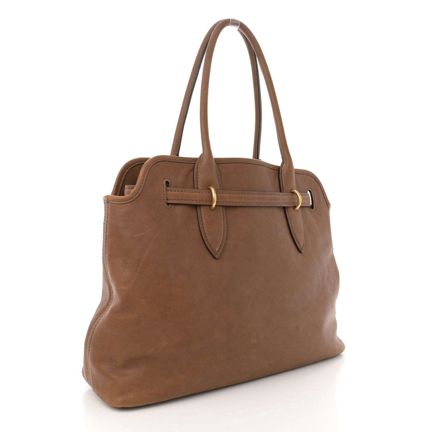 Miu Miu Nappa Medium Aventure Bag Rovere 3 of 13