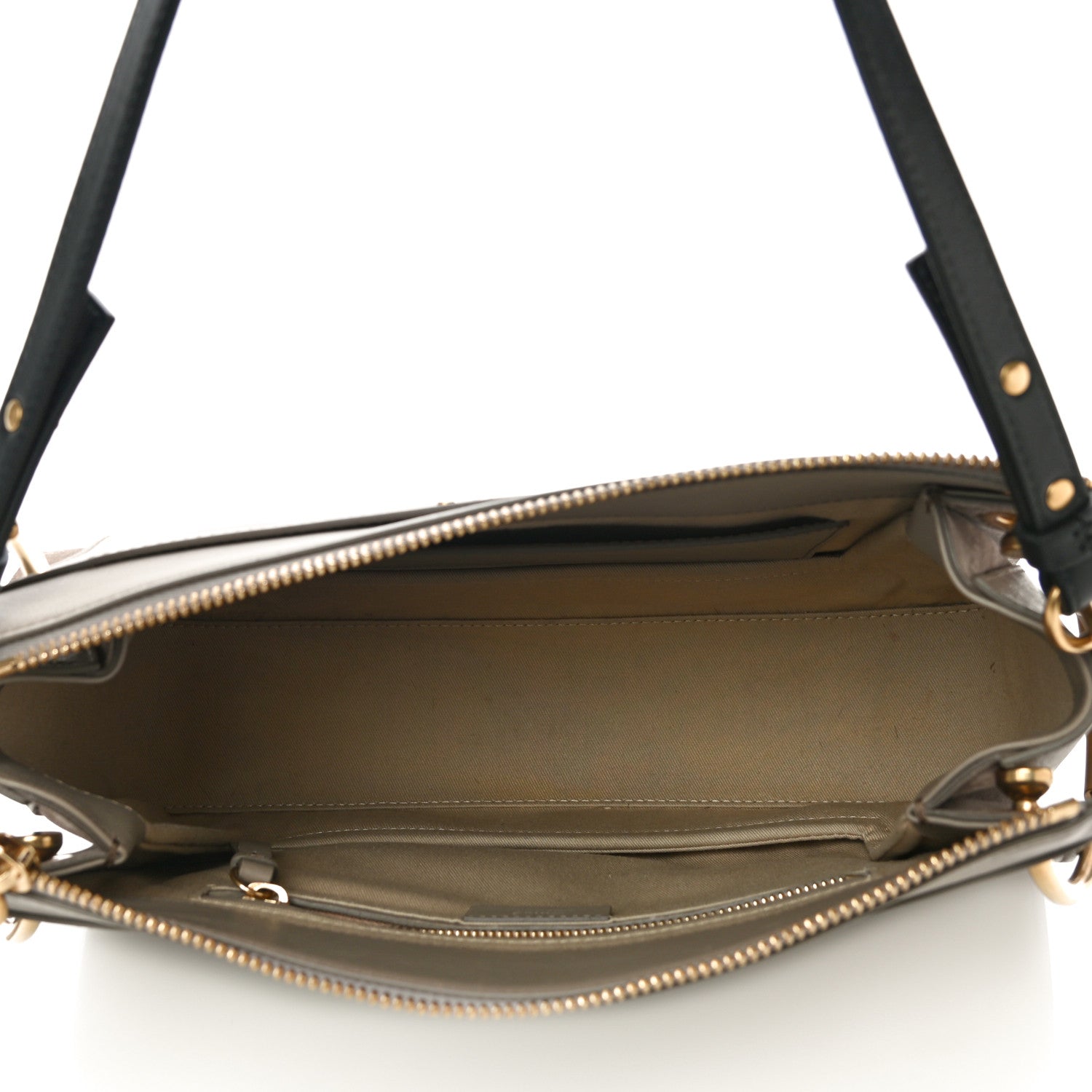 Chloe Calfskin Suede Medium Roy Bag Motty Grey 5 of 12