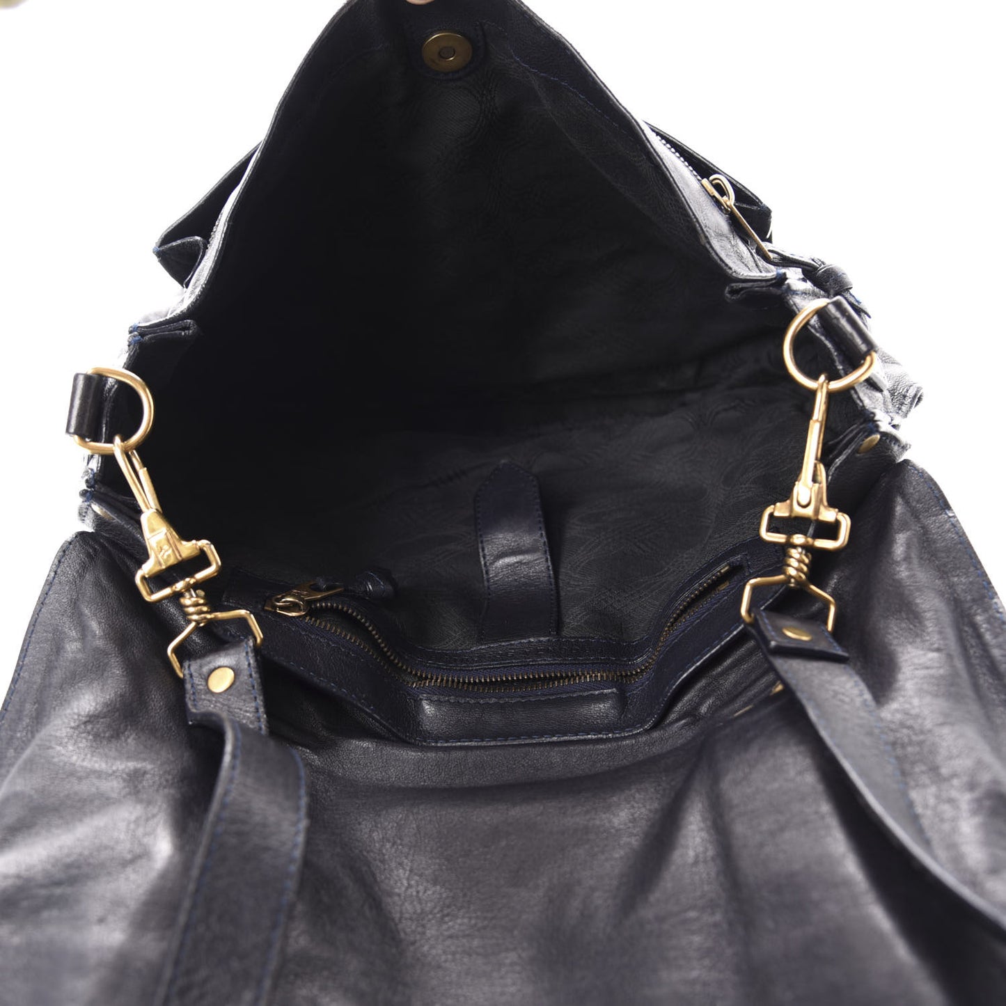 Lambskin Medium PS1 Satchel Black