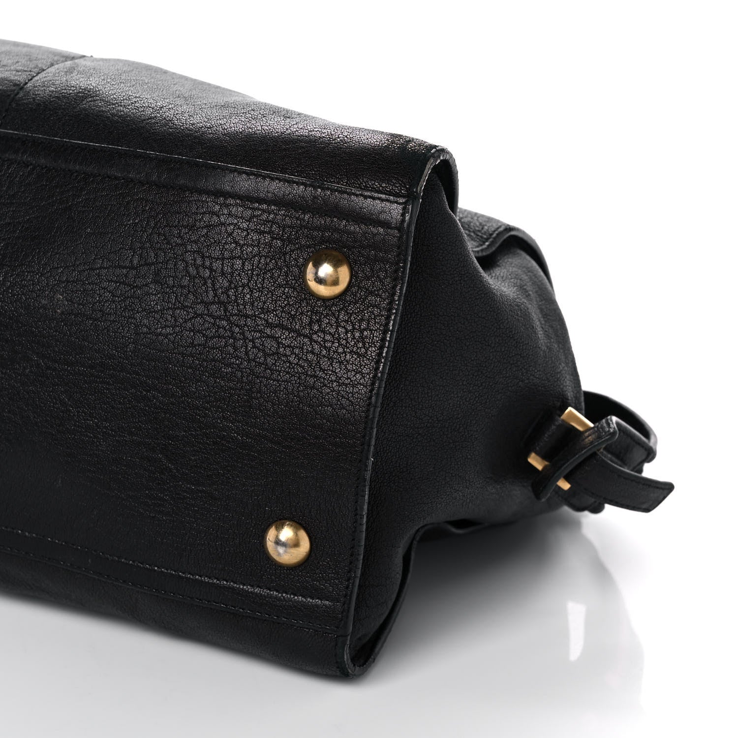 Saint Laurent Sheepskin Medium Cabas ChYc Black 9 of 12