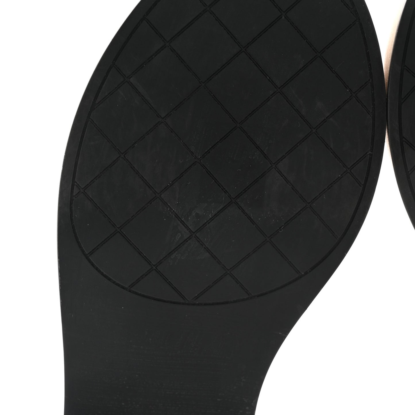 Lambskin Quilted CC Wedge Sandals 39 Black