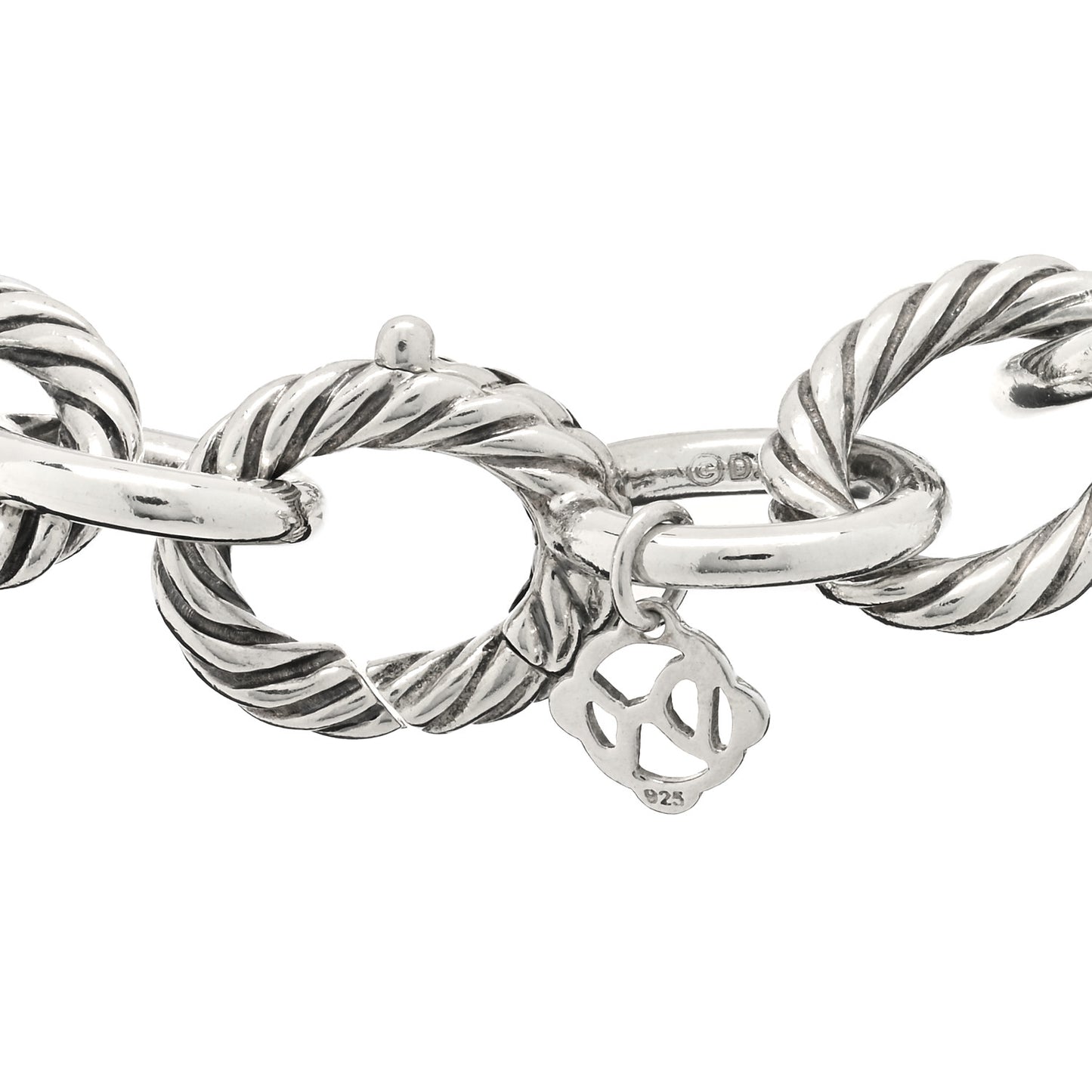 Sterling Silver 12mm Large Oval Link Bracelet