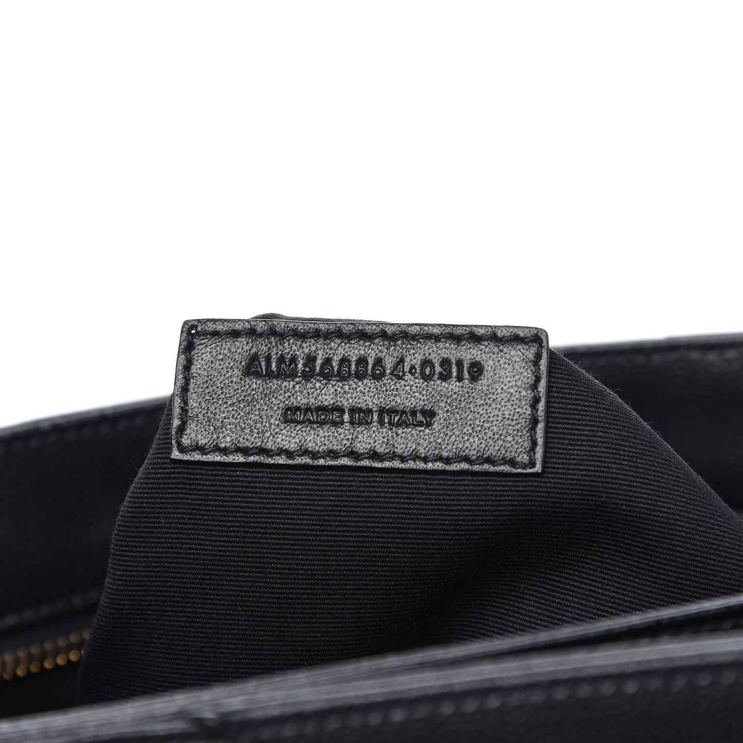 Grain De Poudre Matelasse Chevron Medium Tribeca Shopping Bag Black
