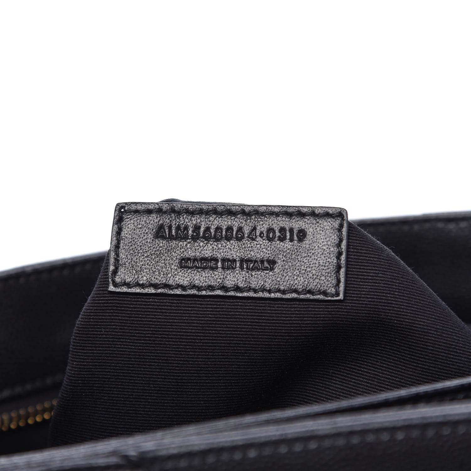 Saint Laurent Grain De Poudre Matelasse Chevron Medium Tribeca Shopping Bag Black 10 of 11