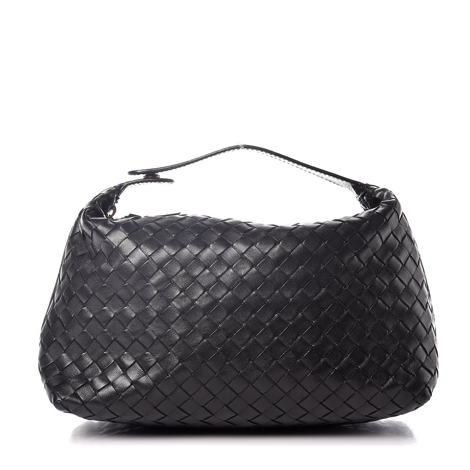 Bottega Veneta Nappa Intrecciato Large Cosmetic Case Black 1 of 8