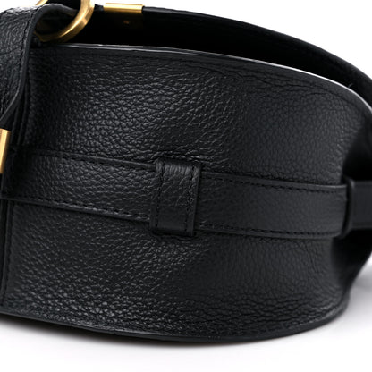 Chloe Grained Calfskin Small Marcie Saddle Bag Black 8 of 10