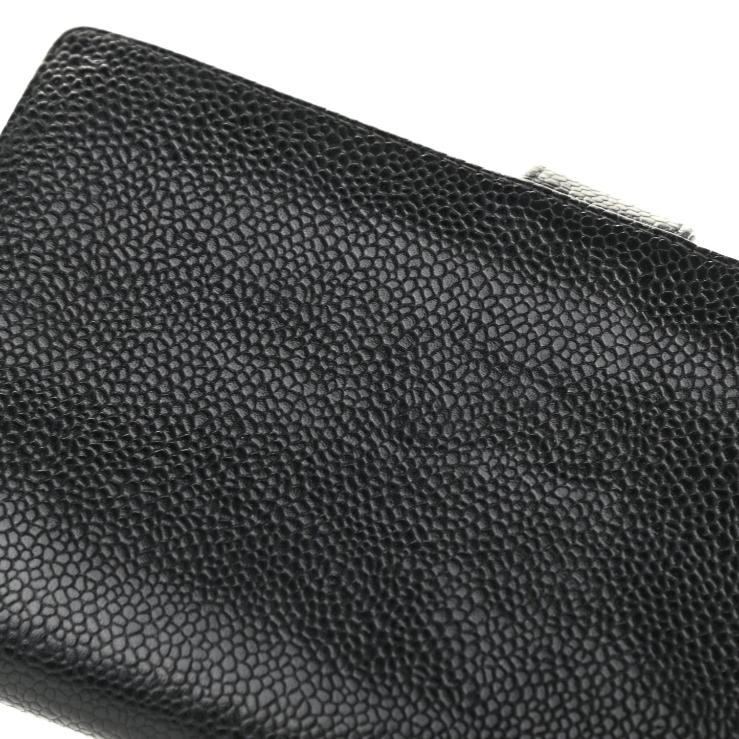 Caviar Timeless CC French Wallet Black