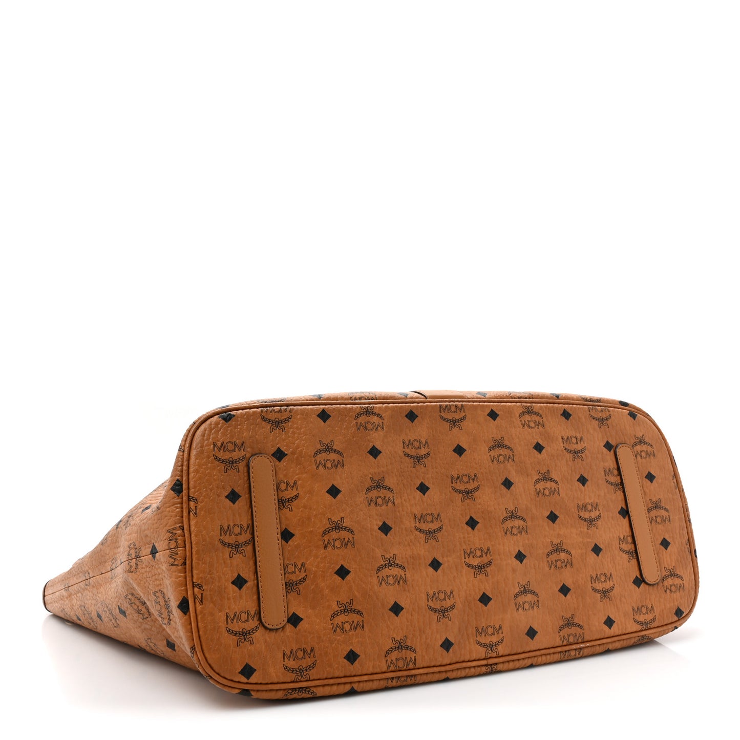 Visetos Large Liz Reversible Shopper Tote Cognac