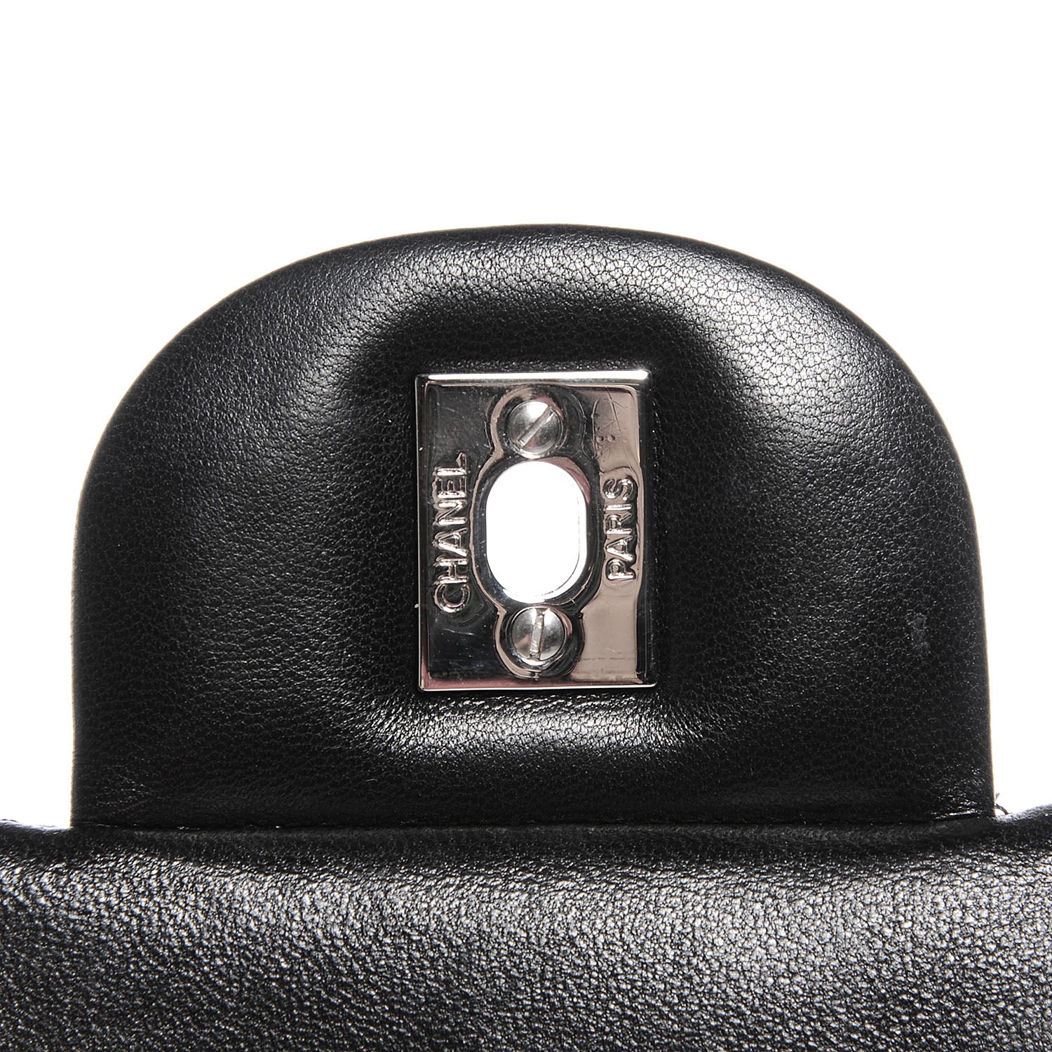 Chanel Lambskin Quilted Jumbo Single Flap Black 8 of 9