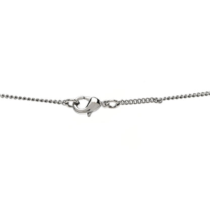 Chanel Crystal Star CC Pendant Necklace Silver 4 of 6