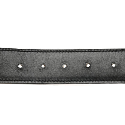 Hermes Box Togo 32mm Guilloche H Belt 105 Black Gold 5 of 8