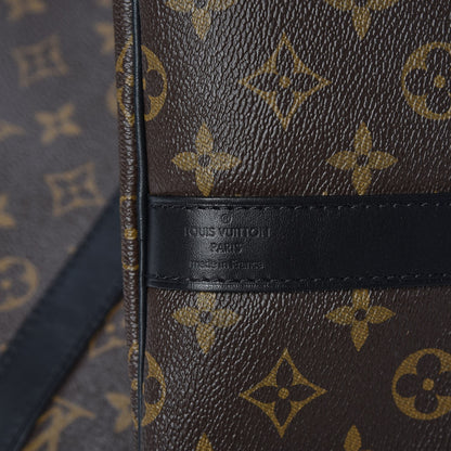 Louis Vuitton Monogram Macassar Keepall Bandouliere 55 6 of 9