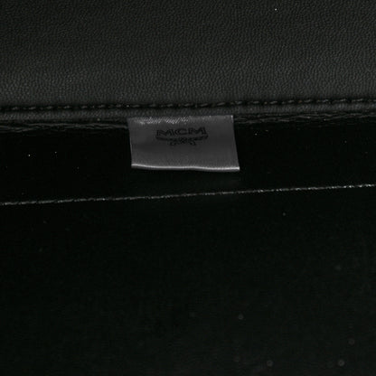 MCM Goatskin Medium Milano Drawstring Bag Black 8 of 10