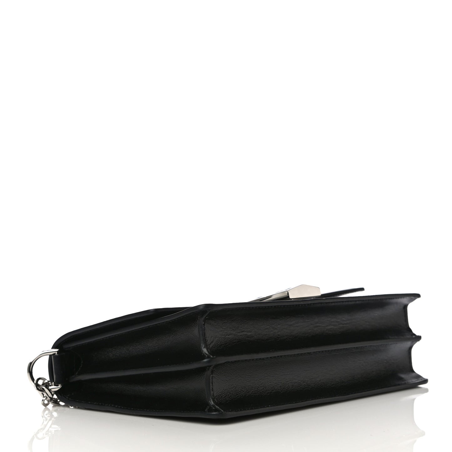 Calfskin Medium 4G Chain Shoulder Bag Black