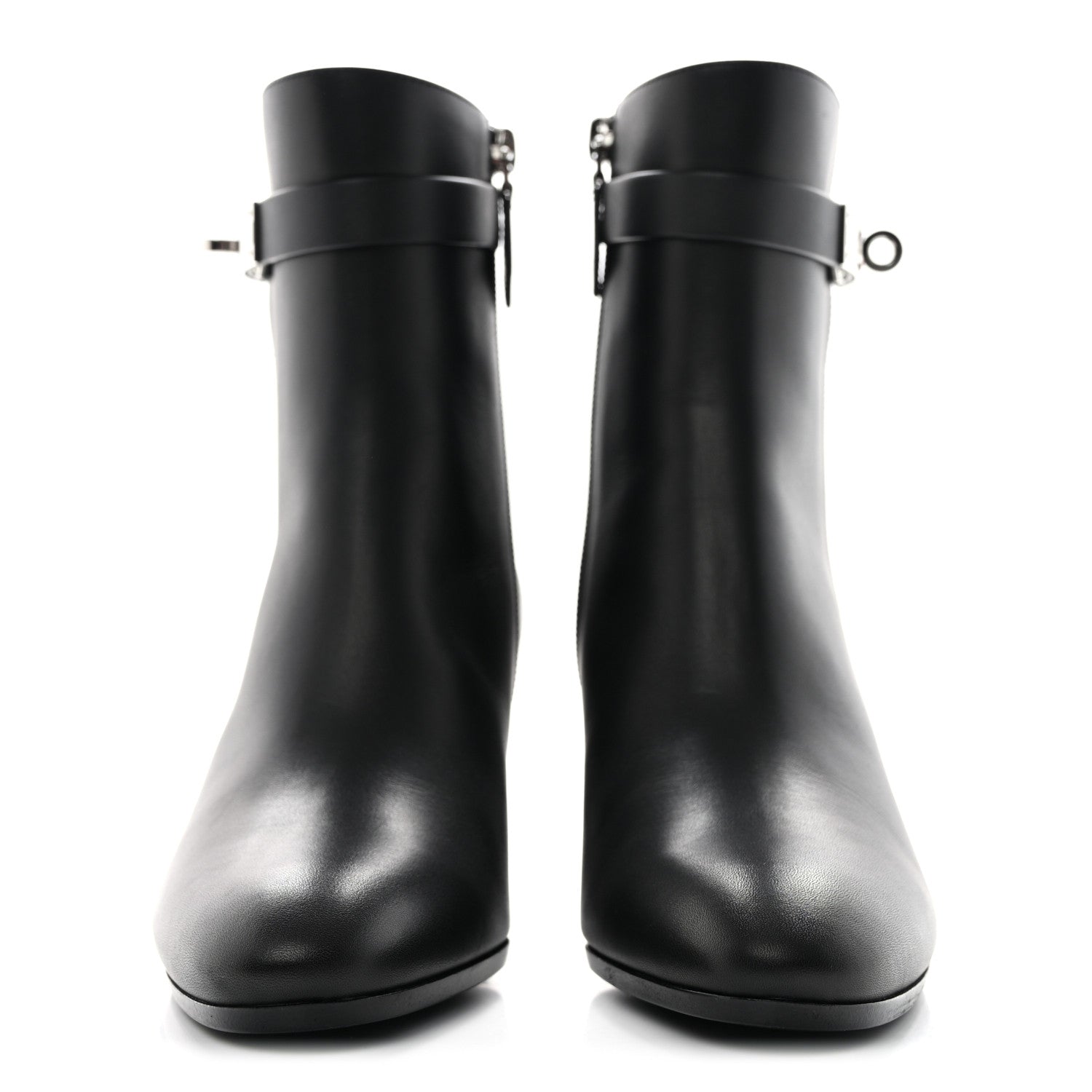 Hermes Calfskin Saint Germain Ankle Boots 35.5 Black 2 of 9