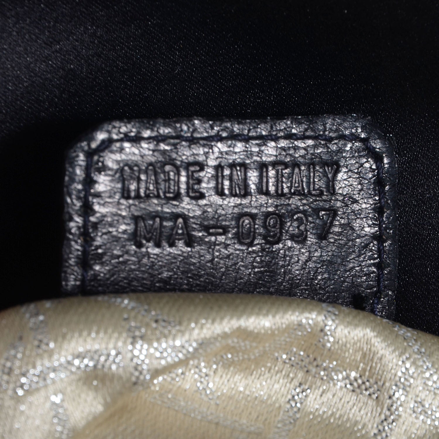 Christian Dior Satin Swarovski Crystal Cannage Mini Lady Dior Black 8 of 8