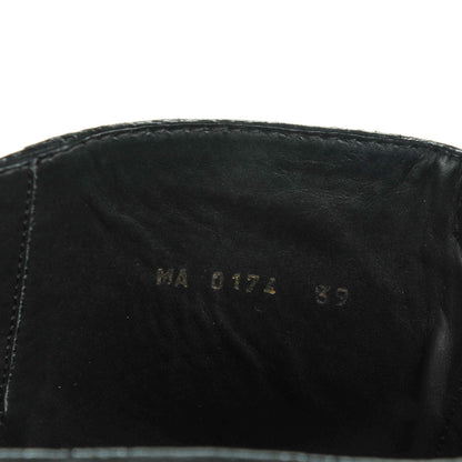 Louis Vuitton Calfskin High Platform Boots 39 Black 8 of 8