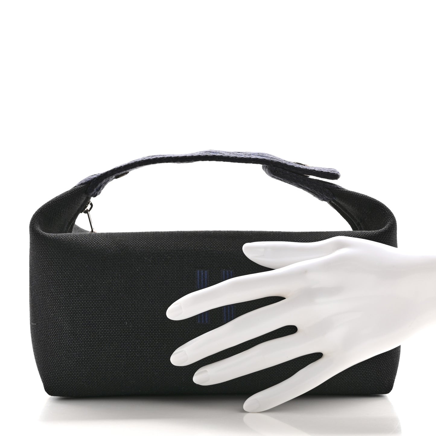 Canvas Small Bride-A-Brac Pouch Black Bleu Nuit