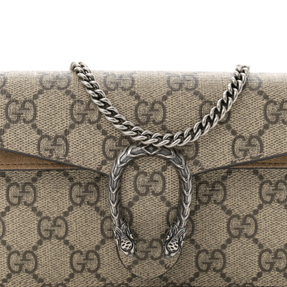 Gucci GG Supreme Monogram Super Mini Dionysus Shoulder Bag Taupe 7 of 16