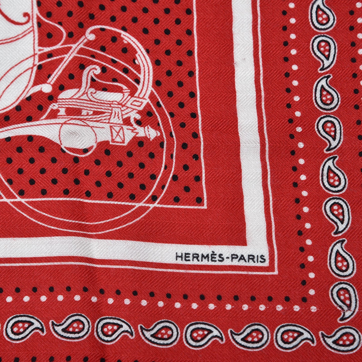 Cashmere Silk Ex-Libris Bandana Scarf 55