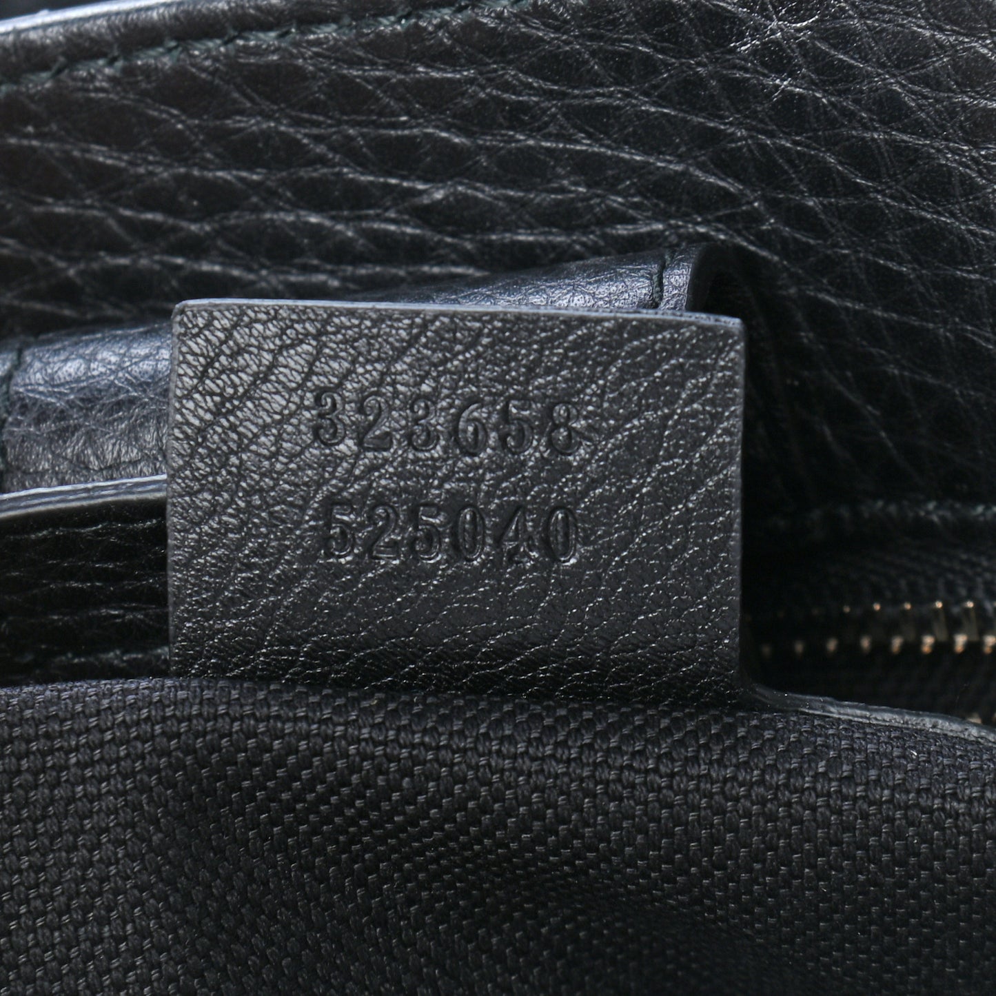 Calfskin Large Bamboo Shopper Tote Black