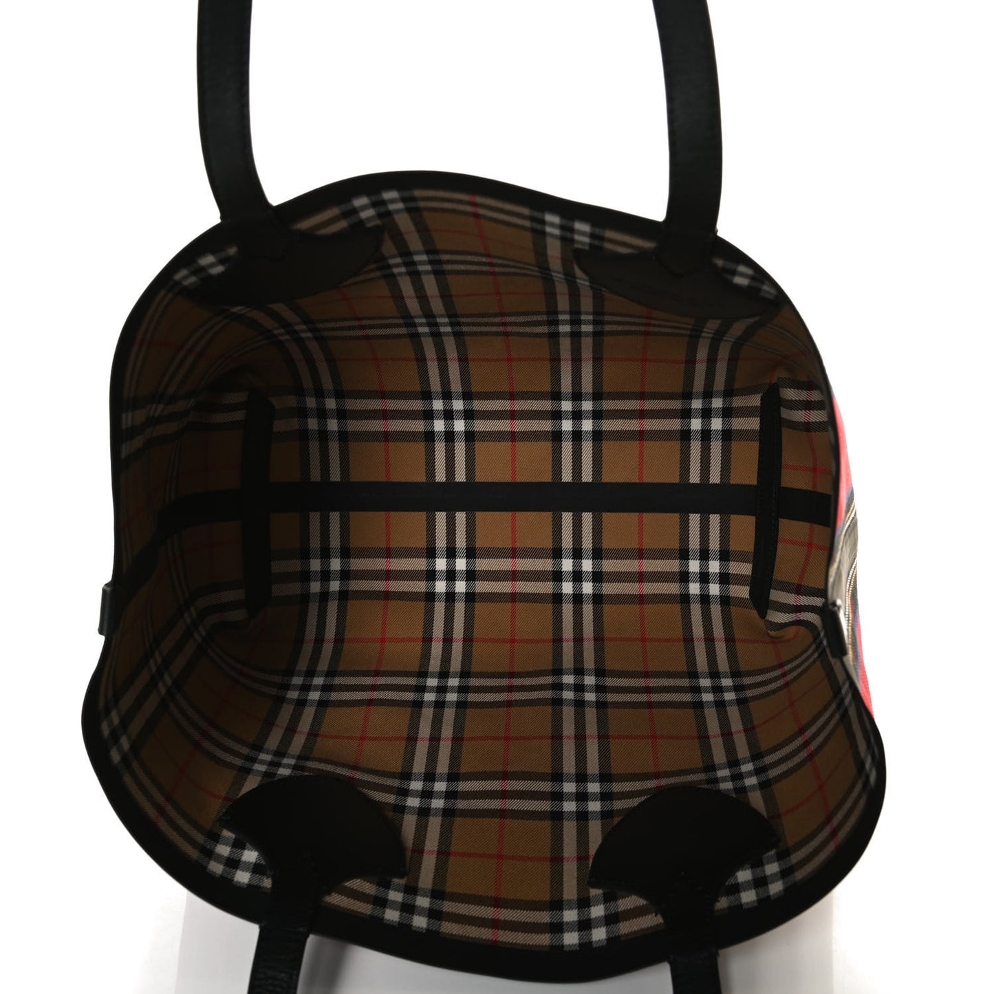 Vintage Check Medium The Giant Reversible Tote Antique Yellow Bright Red