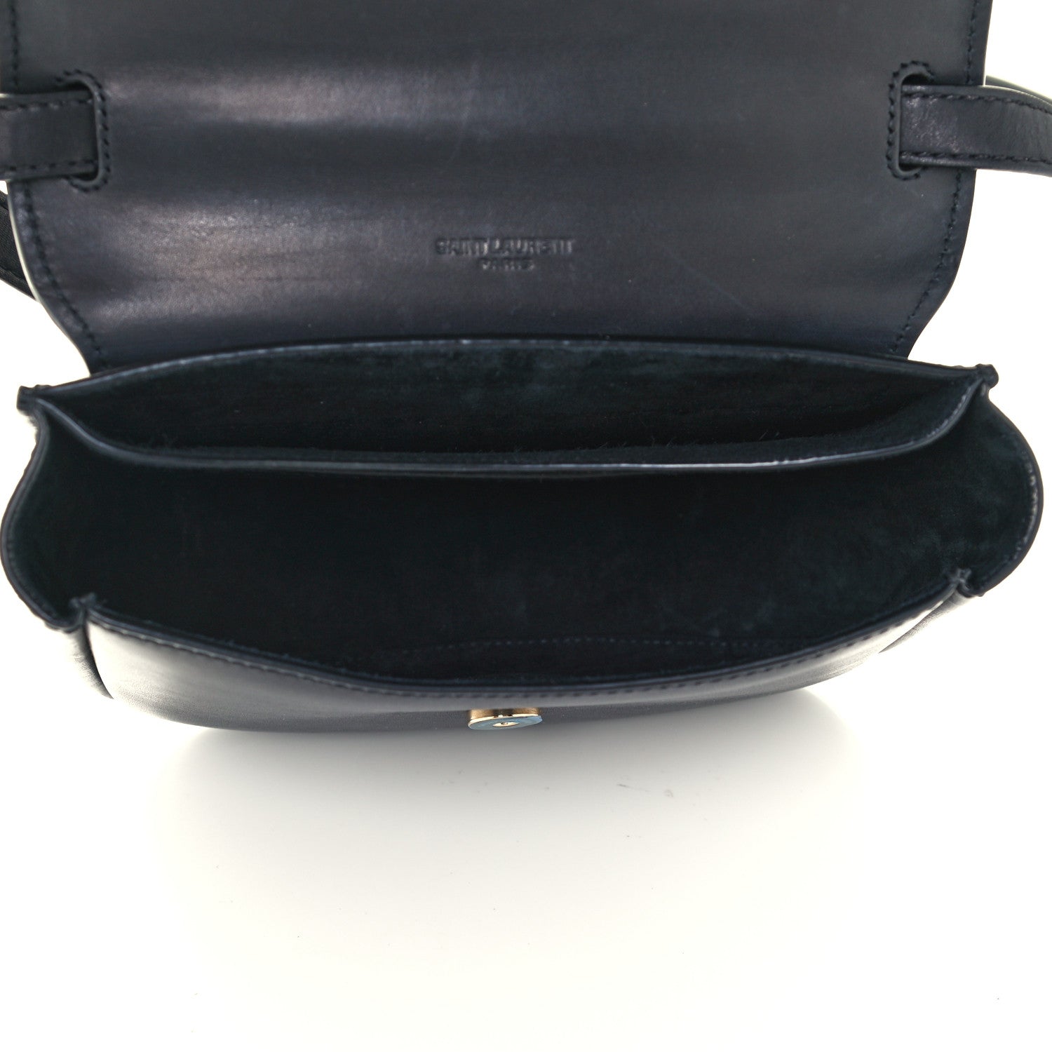 Saint Laurent Smooth Calfskin Classic Monogram Small Kaia Satchel Black 5 of 11
