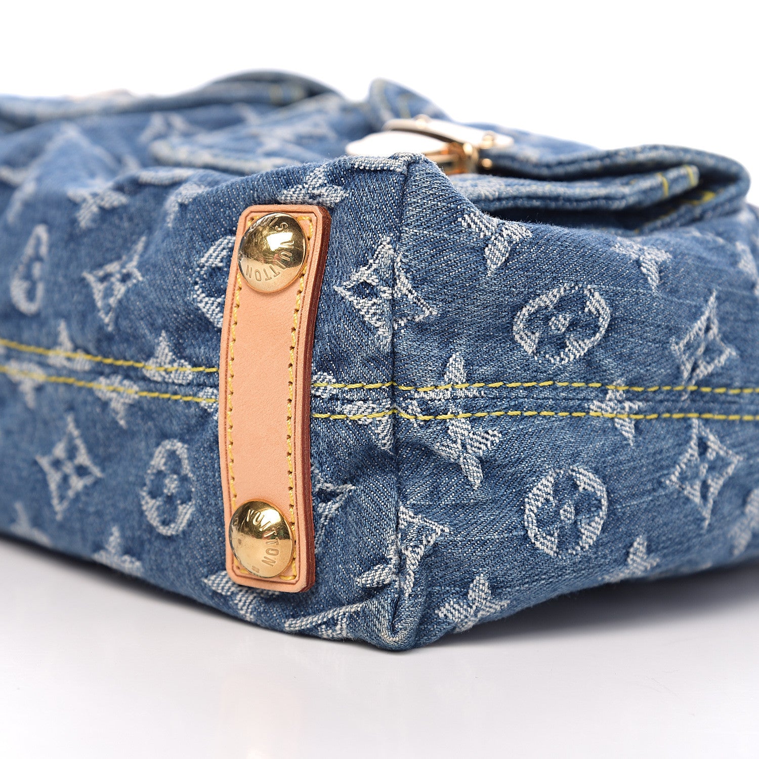Louis Vuitton Monogram Denim Baggy PM Blue 9 of 9