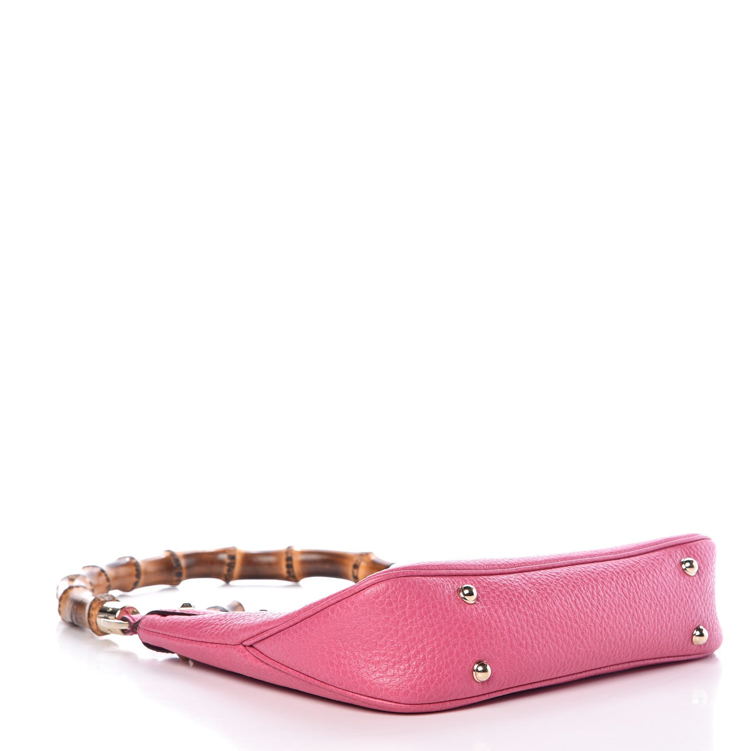 Gucci Calfskin Bamboo Anita Top Handle Bag Pink 4 of 11