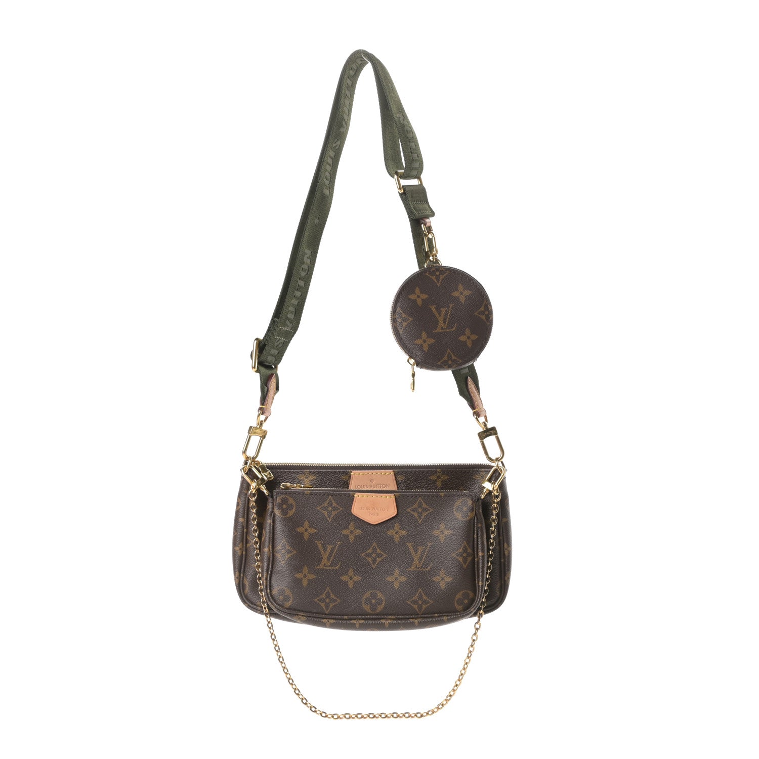 Louis Vuitton Monogram Multi Pochette Accessories Kaki 1 of 15