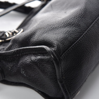 Balenciaga Chevre Silver Metallic Edge Hardware Mini City Black 18 of 18