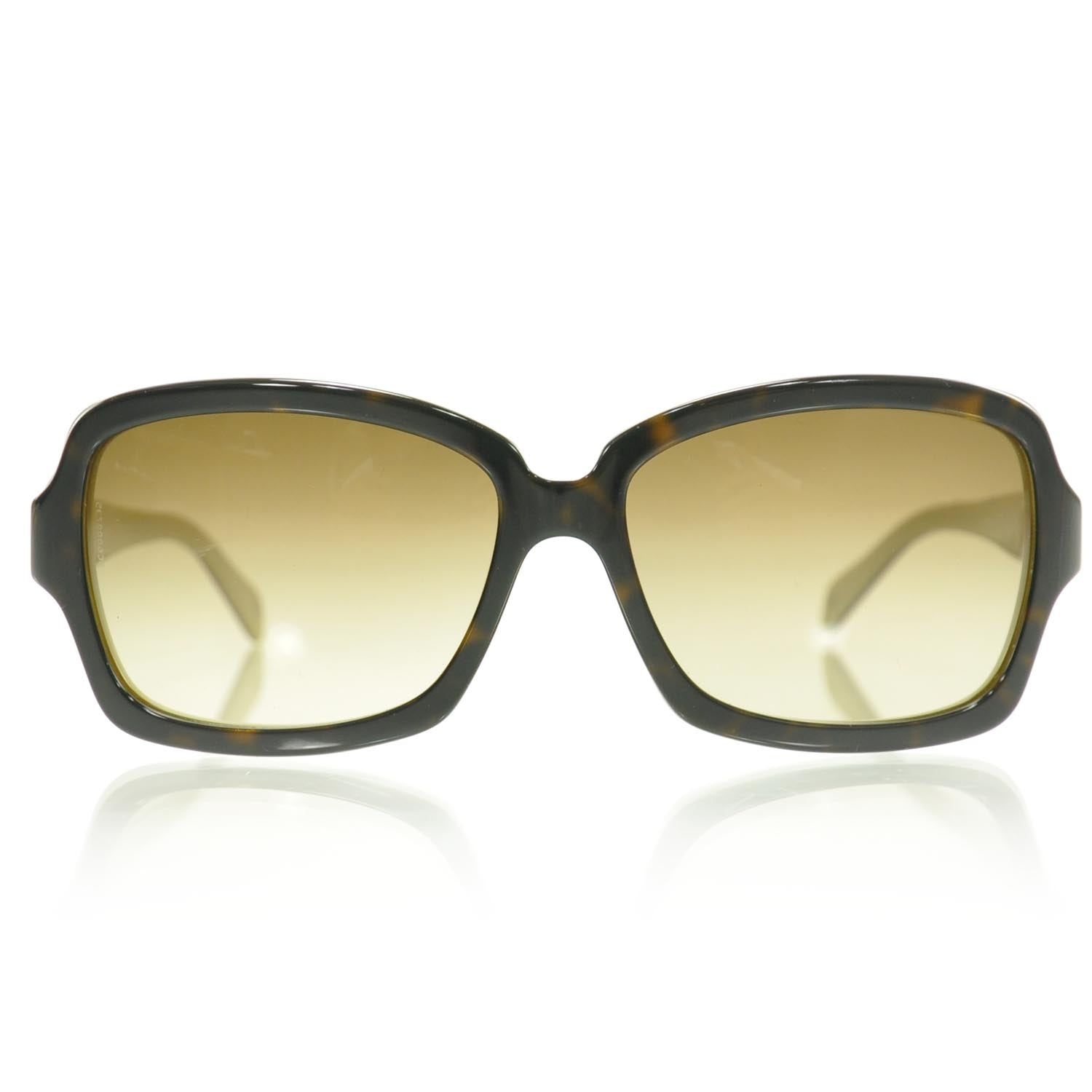 Chanel Tortoise Shell CC Sunglasses 5143 3 of 8