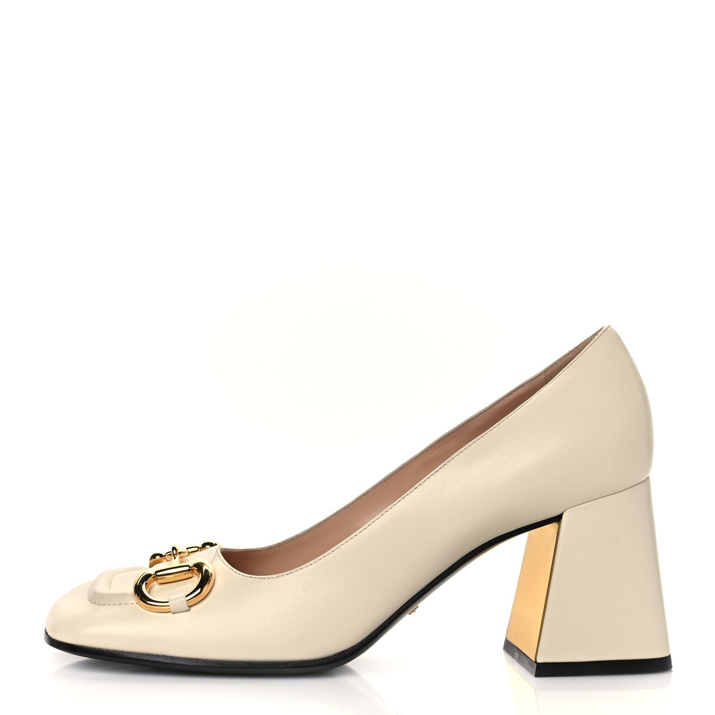 Malaga Kid Horsebit 75mm Pumps 40 Mystic White