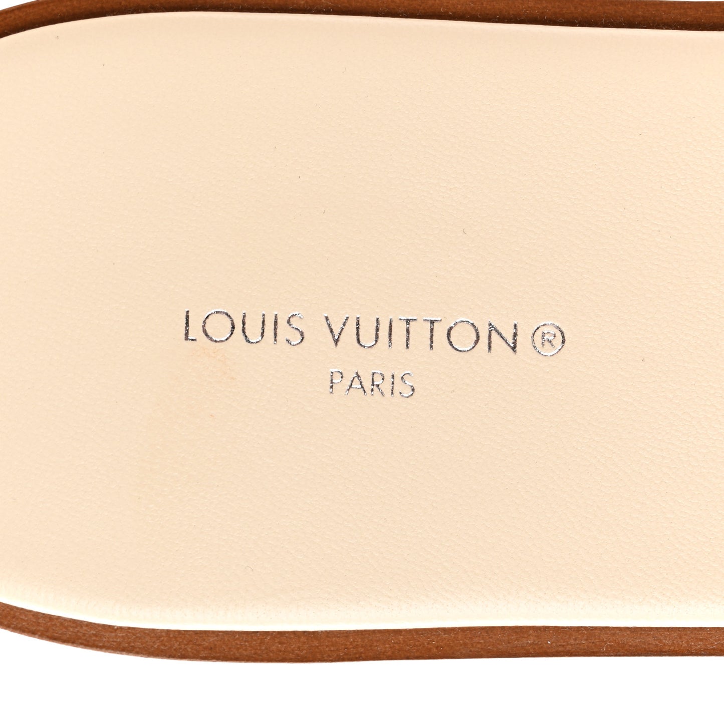 Monogram Revival Flat Mules 39.5 Creme Rose Trianon