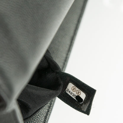 Chanel Caviar Quilted Medium Boy Flap So Black 9 of 9
