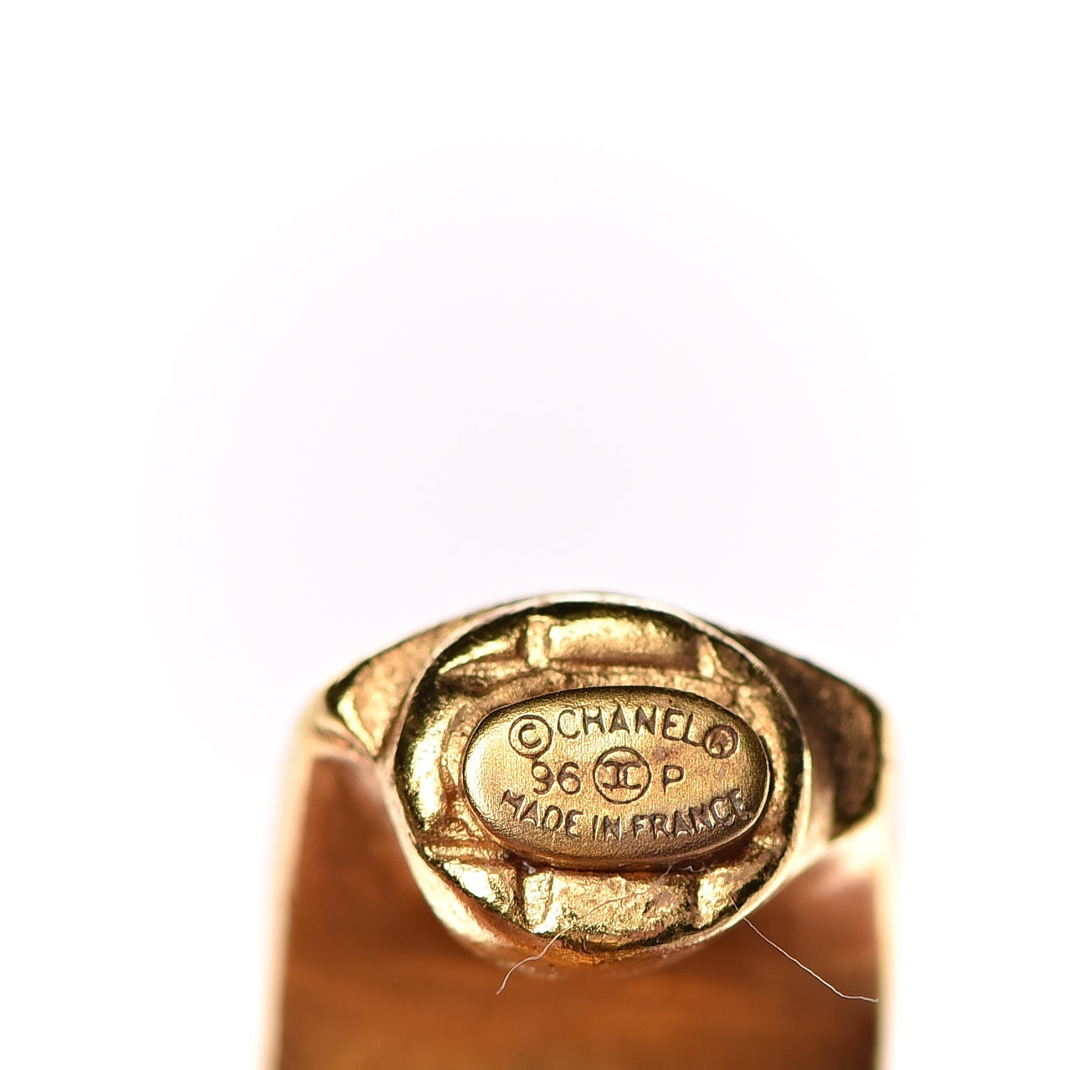 Chanel CC Clip On Earrings Gold 4 of 13