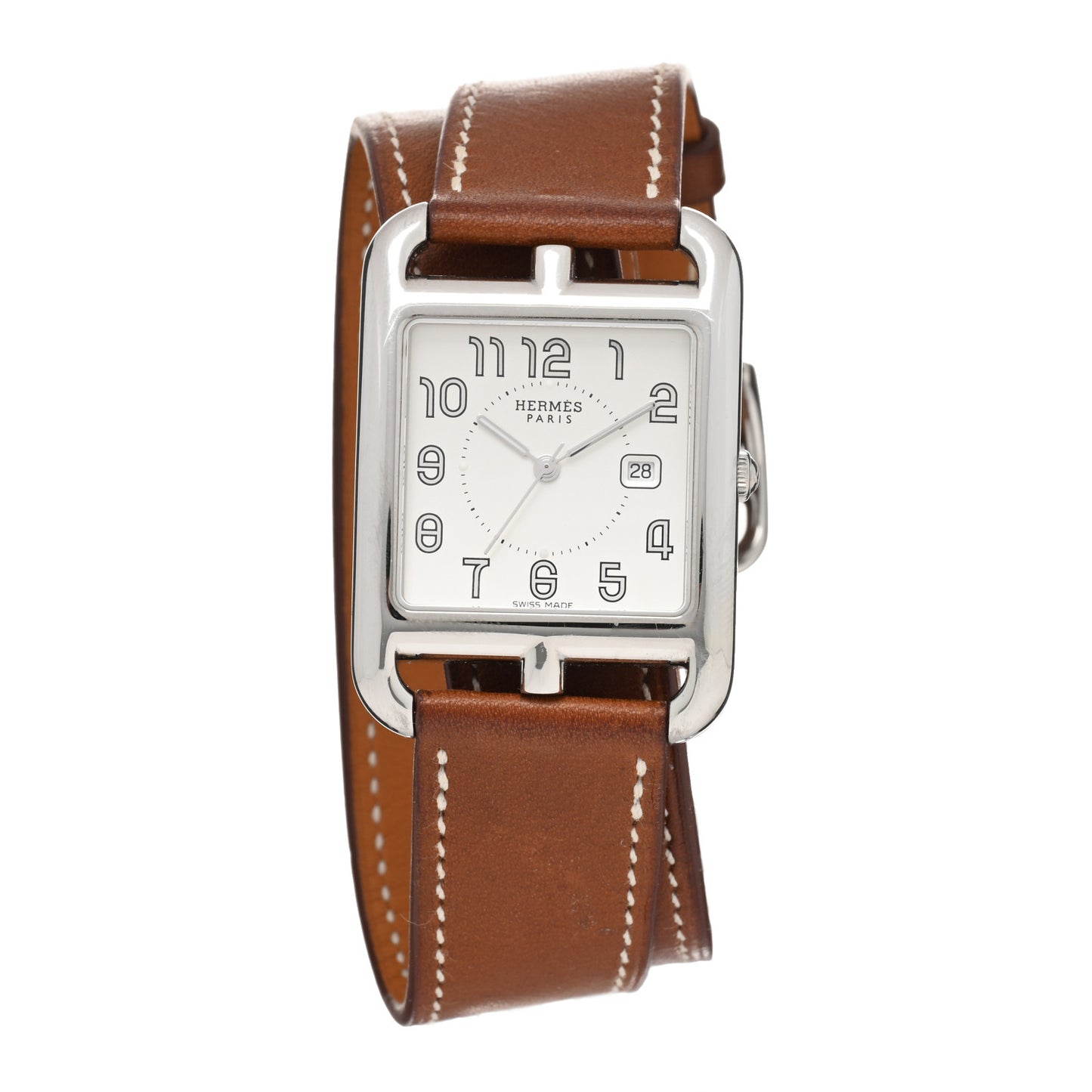 Stainless Steel Barenia 29mm Cape Cod Double Tour Quartz Watch Fauve