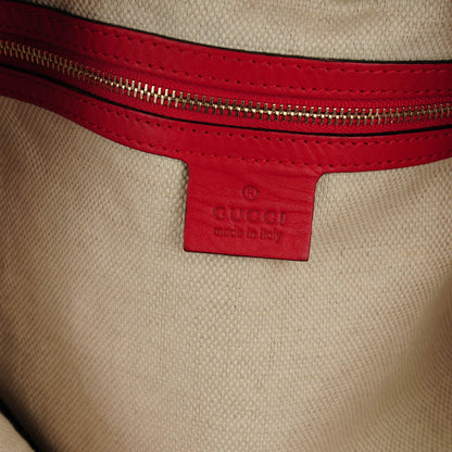 Gucci Guccissima Medium Valentine Top Handle Bag Red 7 of 8
