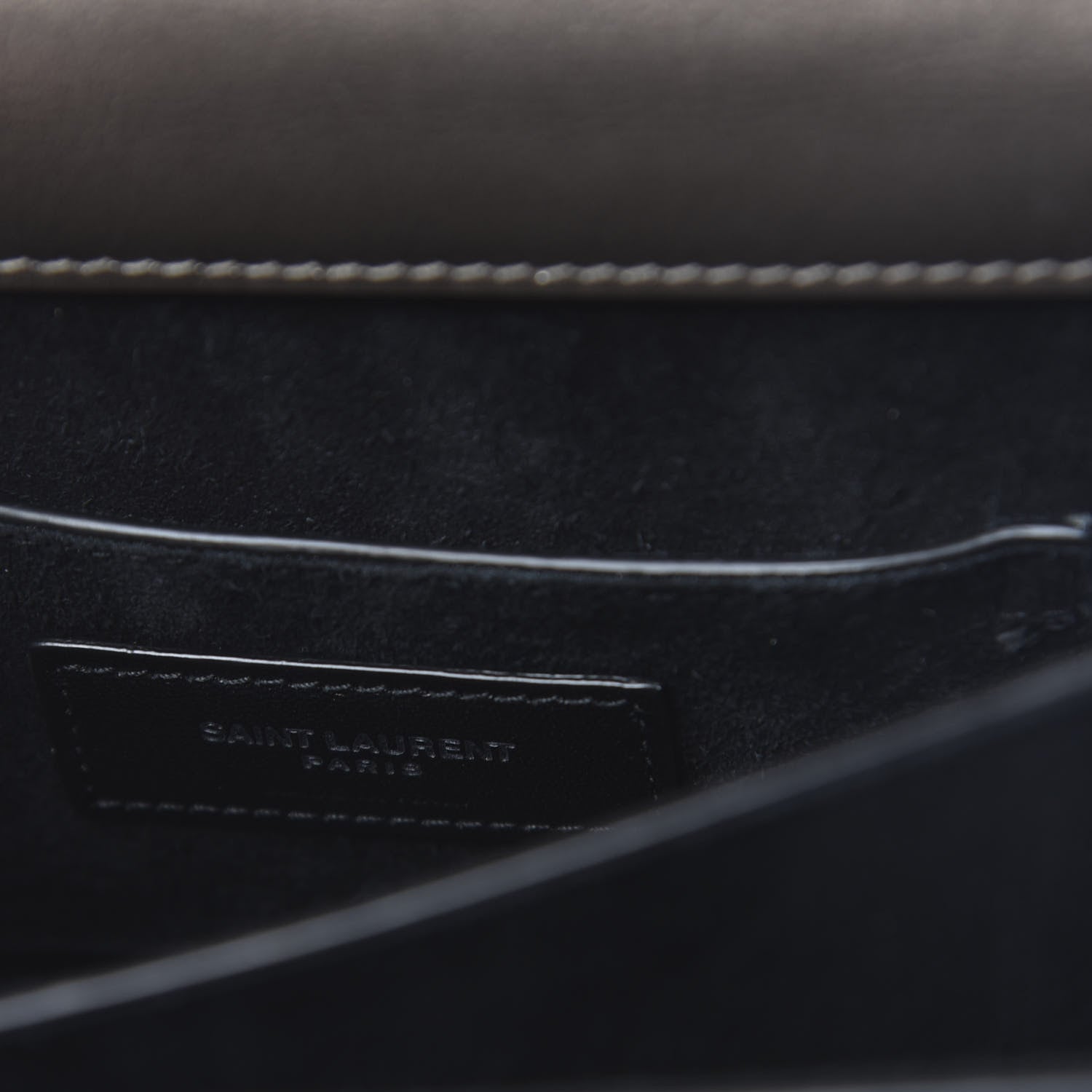 Saint Laurent Metallic Calfskin Small Monogram Sunset Piombo 6 of 9